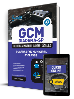 Apostila Prefeitura de Diadema - SP 2025 - GUARDA CIVIL MUNICIPAL - 3ª CLASSE - Imagem 1