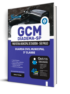 Apostila Prefeitura de Diadema - SP 2025 - GUARDA CIVIL MUNICIPAL - 3ª CLASSE - Imagem 2