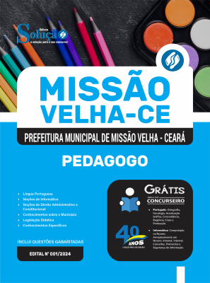 Apostila Prefeitura de Missão Velha - CE 2025 - Pedagogo - Imagem 3