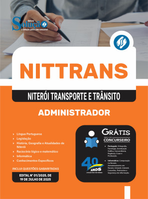 Apostila NITTRANS 2025 - Administrador - Imagem 3