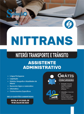 Apostila NITTRANS 2025 - Assistente Administrativo - Imagem 3