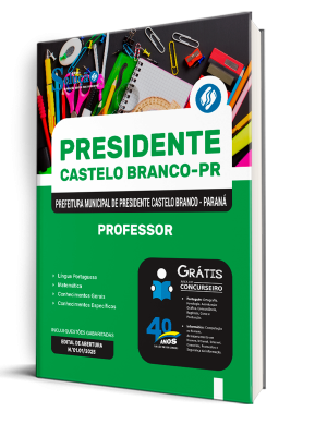 Apostila Prefeitura de Presidente Castelo Branco-PR 2025 - Professor - Imagem 2