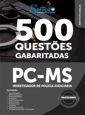 Caderno de Questões PC-MS - Investigador de Polícia Judiciária - 500 Questões Gabaritadas - Imagem 2