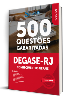 Caderno de Questões DEGASE - Conhecimentos Gerais - 500 Questões Gabaritadas - Imagem 1