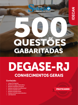 Caderno de Questões DEGASE - Conhecimentos Gerais - 500 Questões Gabaritadas - Imagem 2
