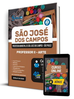 Apostila Prefeitura de São José dos Campos - SP 2025 - Professor II - Arte - Imagem 1