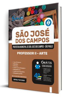 Apostila Prefeitura de São José dos Campos - SP 2025 - Professor II - Arte - Imagem 2