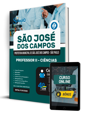 Apostila Prefeitura de São José dos Campos - SP 2025 - Professor II - Ciências - Imagem 1