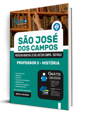 Apostila Prefeitura de São José dos Campos - SP 2025 - Professor II - História - Imagem 2