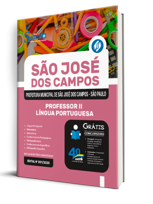 Apostila Prefeitura de São José dos Campos - SP 2025 - Professor II - Língua Portuguesa - Imagem 2