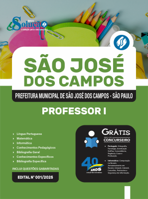 Apostila Prefeitura de São José dos Campos - SP 2025 - Professor I - Imagem 3