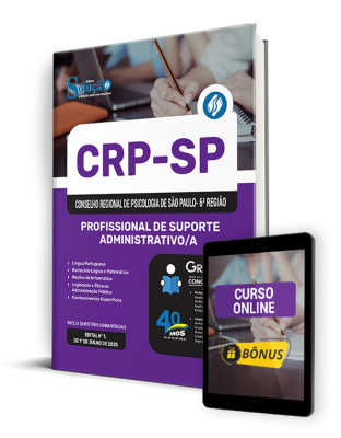 Apostila CRP-SP 2025 - Profissional De Suporte Administrativo/a - Imagem 1