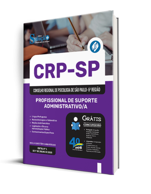 Apostila CRP-SP 2025 - Profissional De Suporte Administrativo/a - Imagem 2