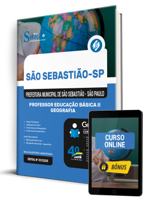 Apostila Prefeitura de São Sebastião - SP 2025 - Professor Educação Básica II - Geografia - Imagem 1