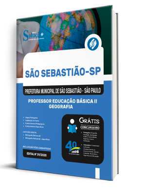 Apostila Prefeitura de São Sebastião - SP 2025 - Professor Educação Básica II - Geografia - Imagem 2