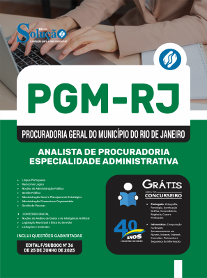 Apostila PGM-RJ 2025 - Analista de Procuradoria Especialidade Administrativa - Imagem 3
