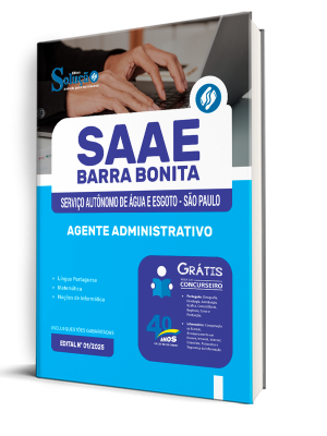 Apostila SAAE Barra Bonita 2025 - Agente Administrativo - Imagem 2