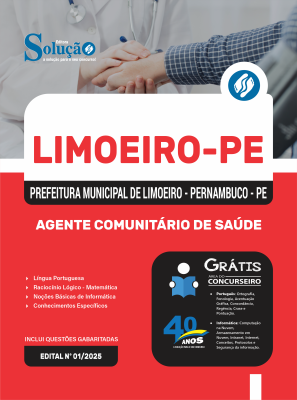 Apostila Prefeitura de Limoeiro-PE 2025 - Agente Comunitário de Saúde - Imagem 3