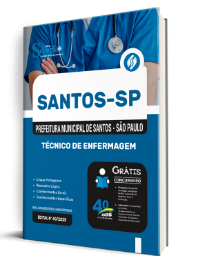 Apostila Prefeitura de Santos - SP 2025 - Técnico de Enfermagem - Imagem 2