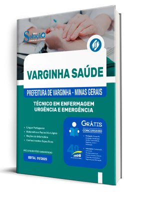 Apostila Prefeitura de Varginha - MG 2025 - Técnico em Enfermagem – Urgência e Emergência - Imagem 2