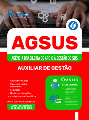 Apostila AgSUS 2025 - Auxiliar de Gestão - Imagem 3