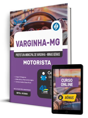 Apostila Prefeitura de Varginha - MG 2025 - MOTORISTA - Imagem 1