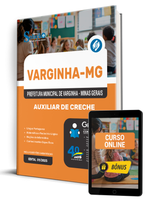Apostila Prefeitura de Varginha - MG 2025 - Auxiliar de Creche - Imagem 1