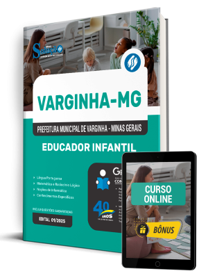 Apostila Prefeitura de Varginha - MG 2025 - Educador Infantil - Imagem 1