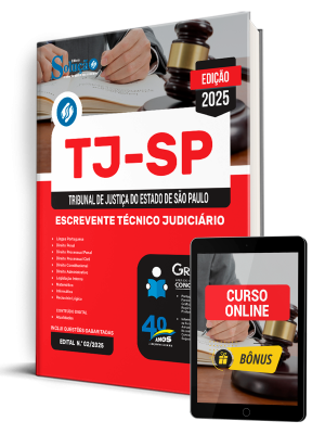 Apostila TJ-SP 2025 - Escrevente Técnico Judiciário - Imagem 1