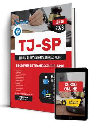 Apostila TJ-SP 2026 - Escrevente Técnico Judiciário + Bônus - Imagem 2