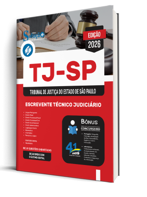 Apostila TJ-SP 2026 - Escrevente Técnico Judiciário + Bônus - Imagem 3