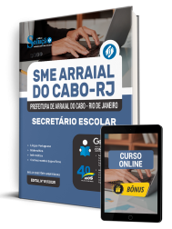 Capa Apostila Prefeitura de Arraial do Cabo - RJ 2025 - Secretário Escolar