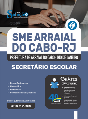 Apostila Prefeitura de Arraial do Cabo - RJ 2025 - Secretário Escolar - Imagem 3