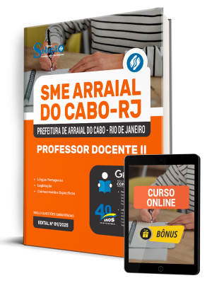 Apostila Prefeitura de Arraial do Cabo - RJ 2025 - Professor Docente II - Imagem 1