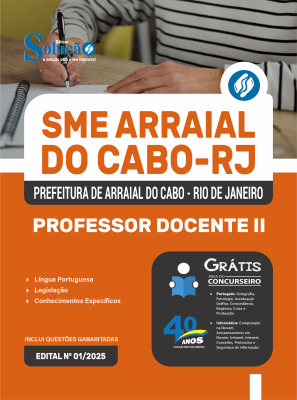 Apostila Prefeitura de Arraial do Cabo - RJ 2025 - Professor Docente II - Imagem 3