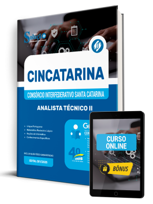 Apostila CINCATARINA 2025 - Analista Técnico II - Imagem 1