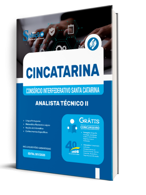 Apostila CINCATARINA 2025 - Analista Técnico II - Imagem 2