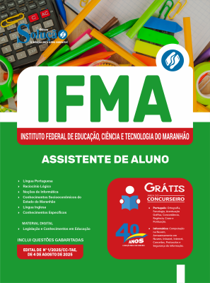 Apostila IFMA 2025 - Assistente de Aluno - Imagem 3