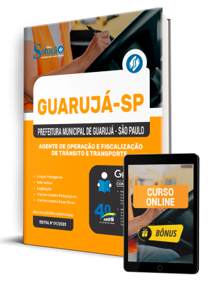 Apostila Prefeitura de Guarujá - SP 2025 - Agente de Operação e Fiscalização de Trânsito e Transporte - Imagem 1