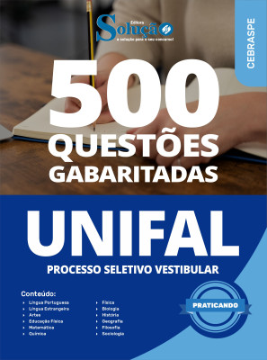 Caderno de Questões UNIFAL - Processo Seletivo Vestibular - 500 Questões Gabaritadas - Imagem 2