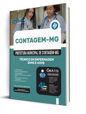 Apostila Prefeitura de Contagem - MG 2025 - Técnico em Enfermagem - 30hs e 40hs - Imagem 2