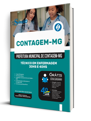 Apostila Prefeitura de Contagem - MG 2025 - Técnico em Enfermagem - 30hs e 40hs - Imagem 2