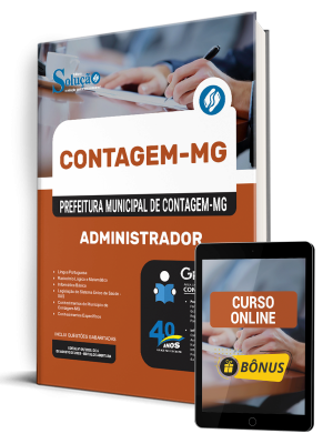 Apostila Prefeitura de Contagem - MG 2025 - Administrador - Imagem 1