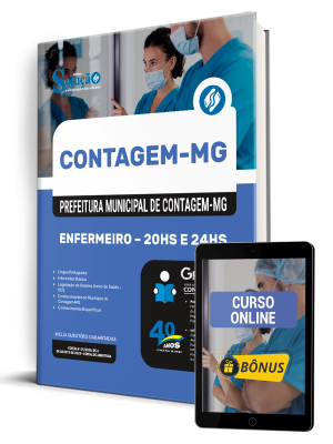 Apostila Prefeitura de Contagem - MG 2025 - Enfermeiro - 20hs e 24hs - Imagem 1