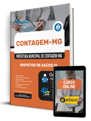 Apostila Prefeitura de Contagem - MG 2025 - Inspetor de Saúde III - Imagem 1