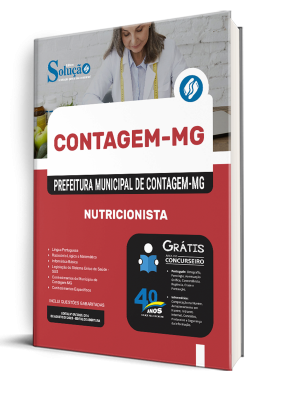 Apostila Prefeitura de Contagem - MG 2025 - Nutricionista - Imagem 2