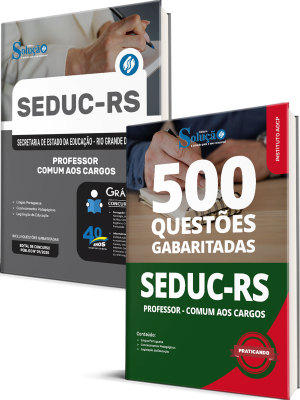 Combo SEDUC-RS - Professor - Comum aos Cargos - Imagem 1
