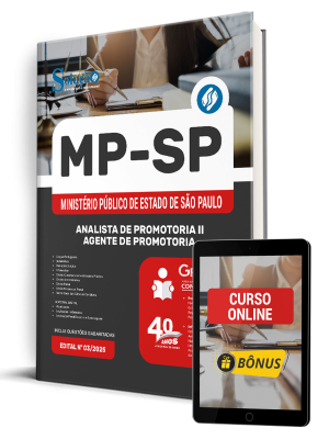 Apostila MP-SP 2025 - Analista de Promotoria II - Agente de Promotoria - Imagem 1