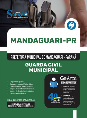 Apostila Prefeitura de Mandaguari-PR 2025 - Guarda Civil Municipal - Imagem 3
