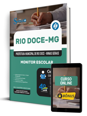 Apostila Prefeitura de Rio Doce-MG 2025 - Monitor Escolar - Imagem 1